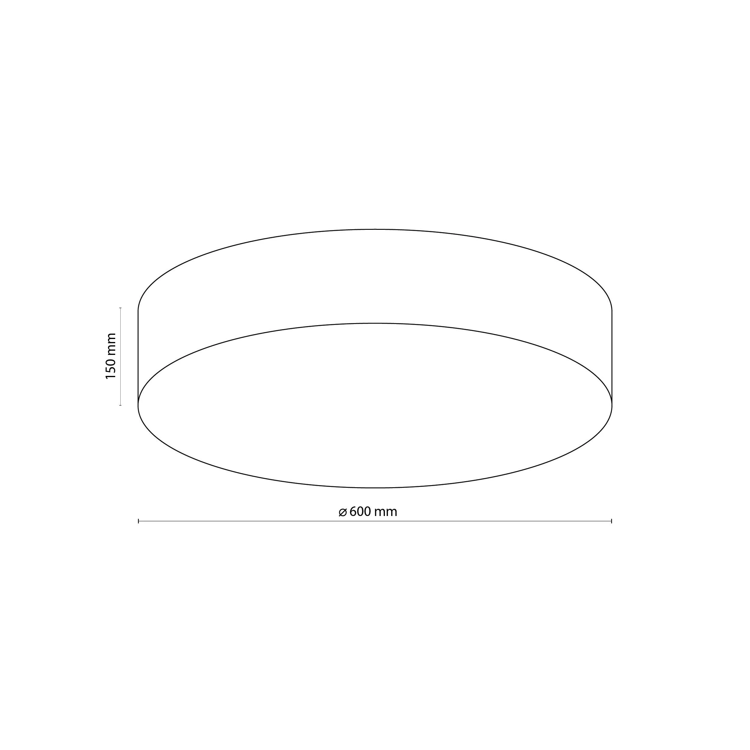 RONDO LINEN LAMPA SUFITOWA 4 600