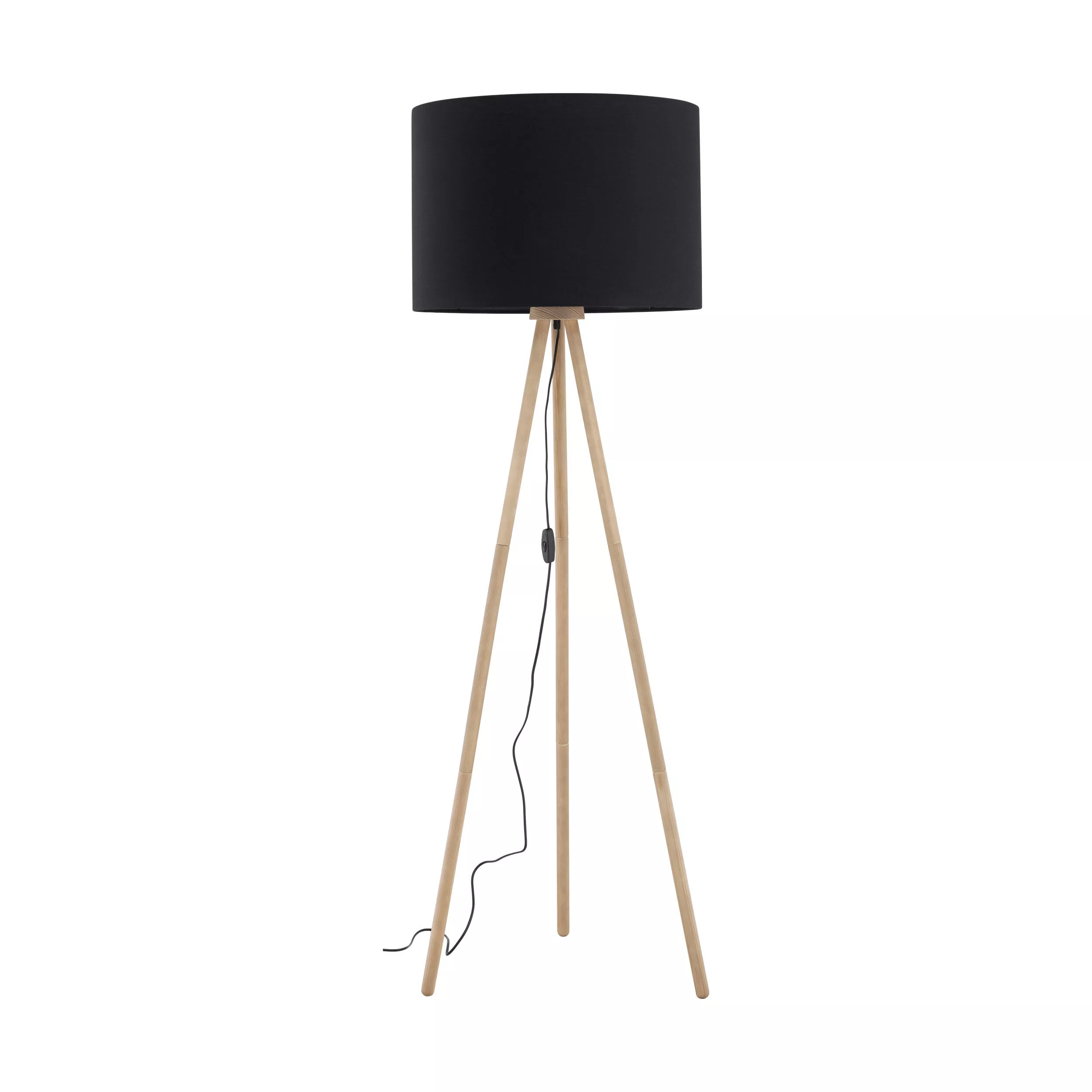 TOKYO BLACK LAMPA PODŁOGOWA 1 SOSNA POSTARZANA