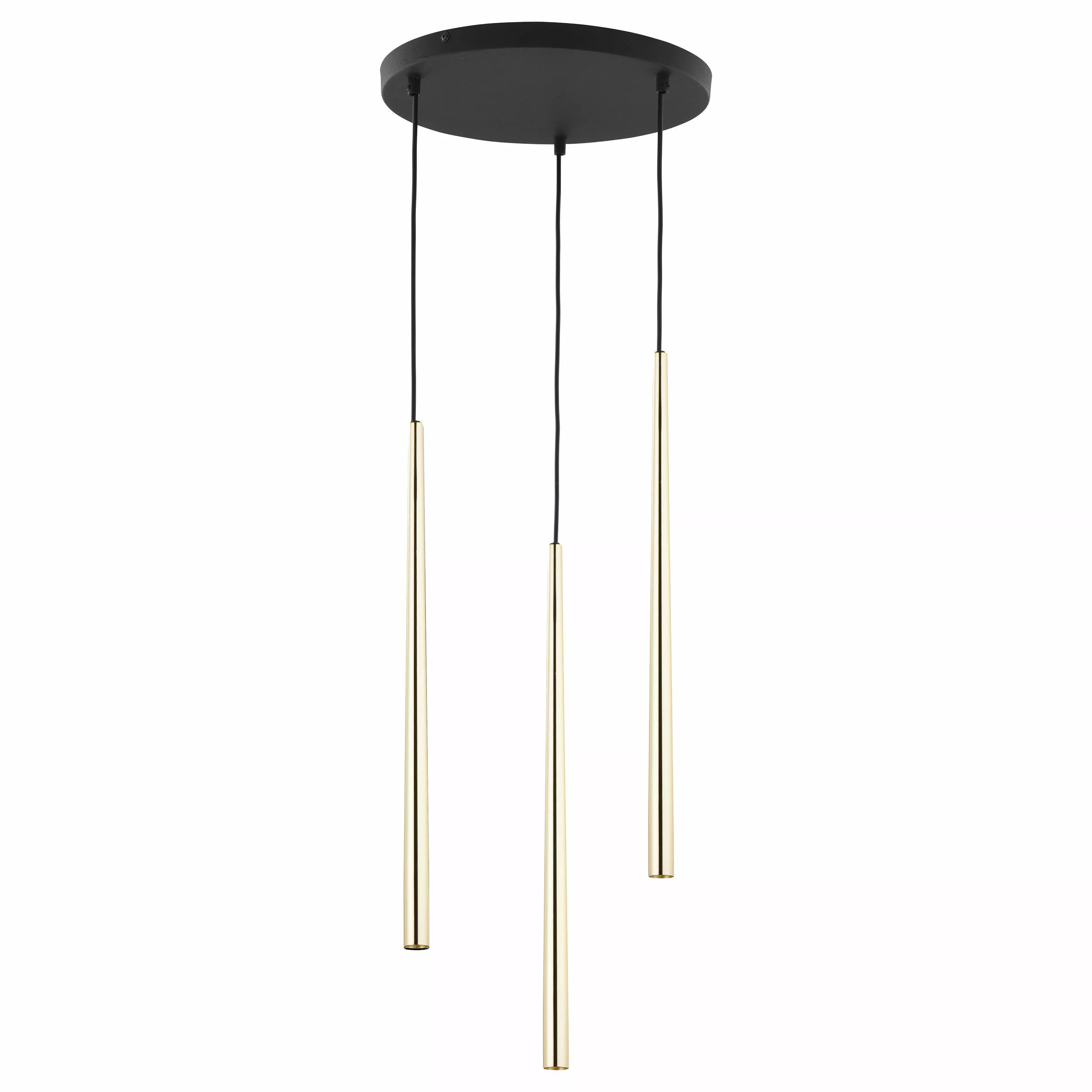 PIANO GOLD LAMPA WISZĄCA 3 PŁ