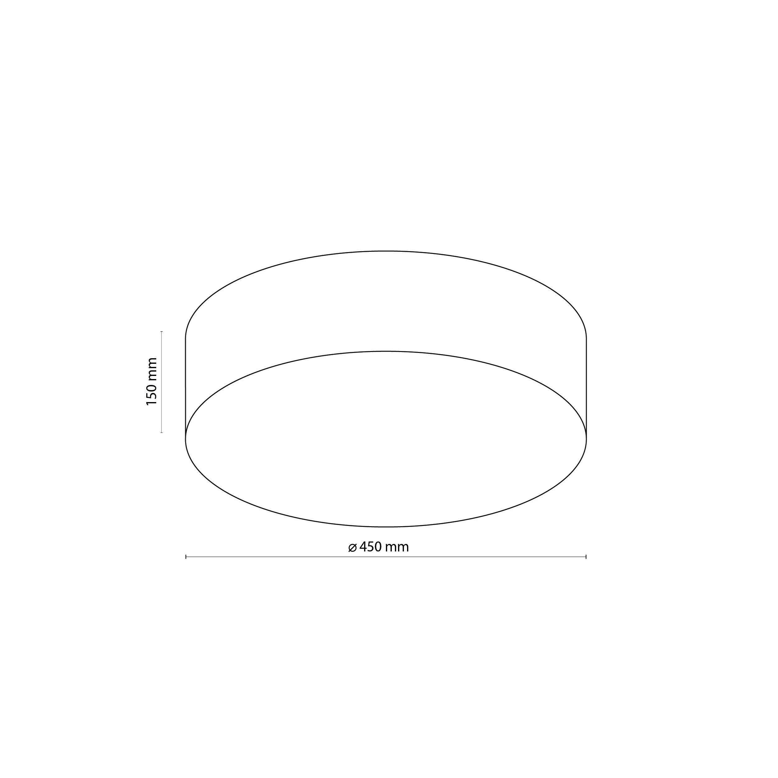 RONDO LINEN LAMPA SUFITOWA 4 PŁ 450