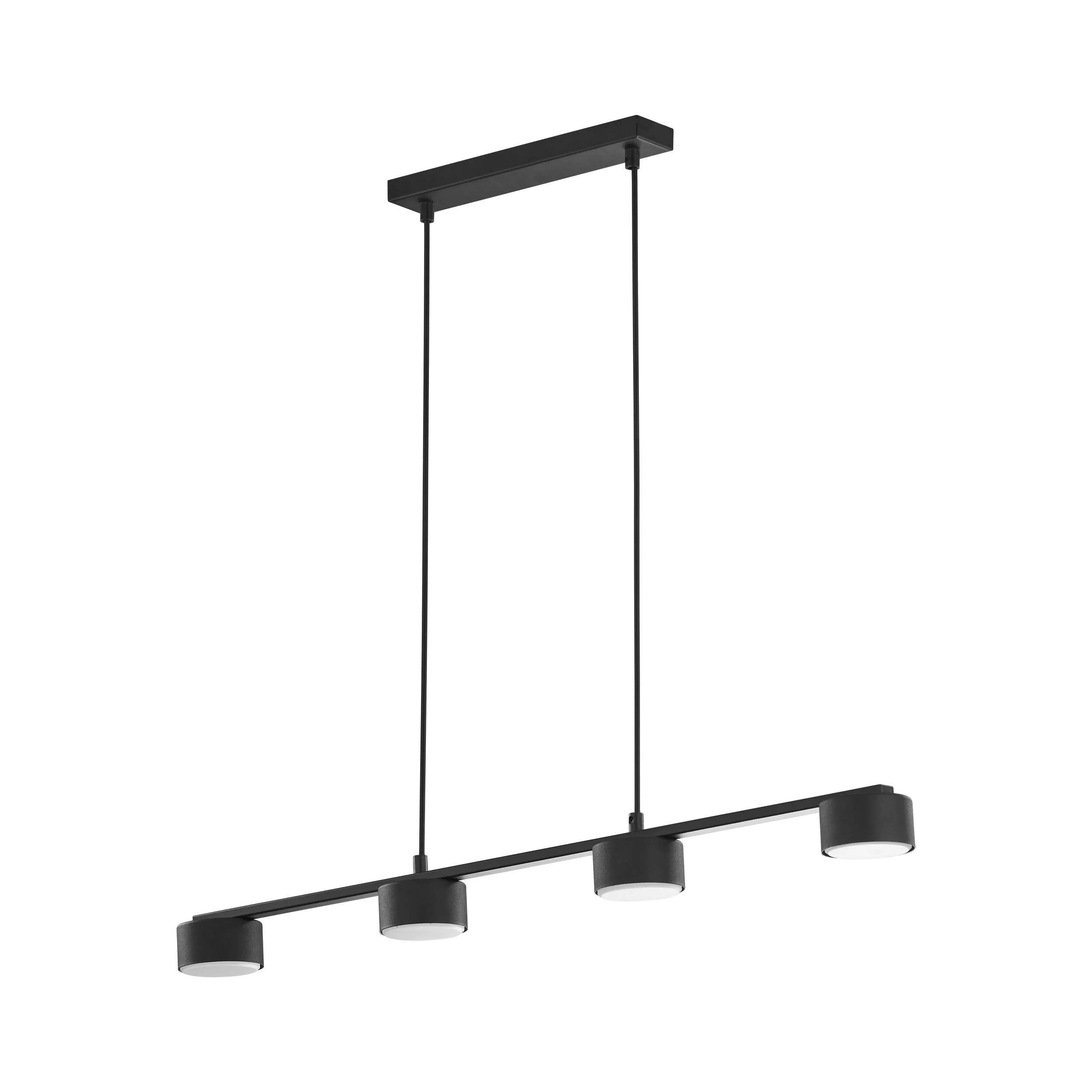 DALLAS BLACK LAMPA WISZĄCA 4 PŁ