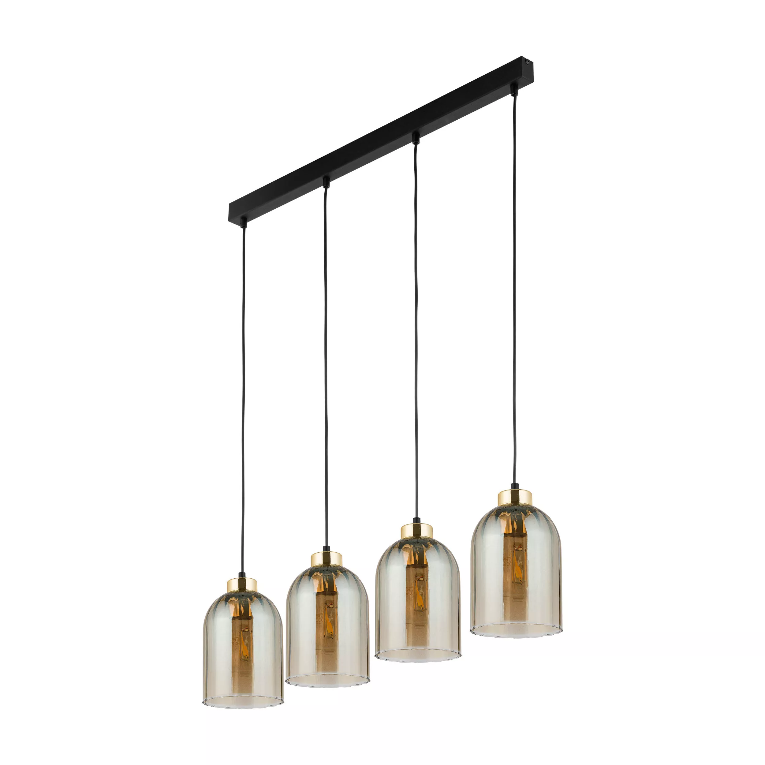 SATIPO AMBER LAMPA WISZĄCA 4 PŁ