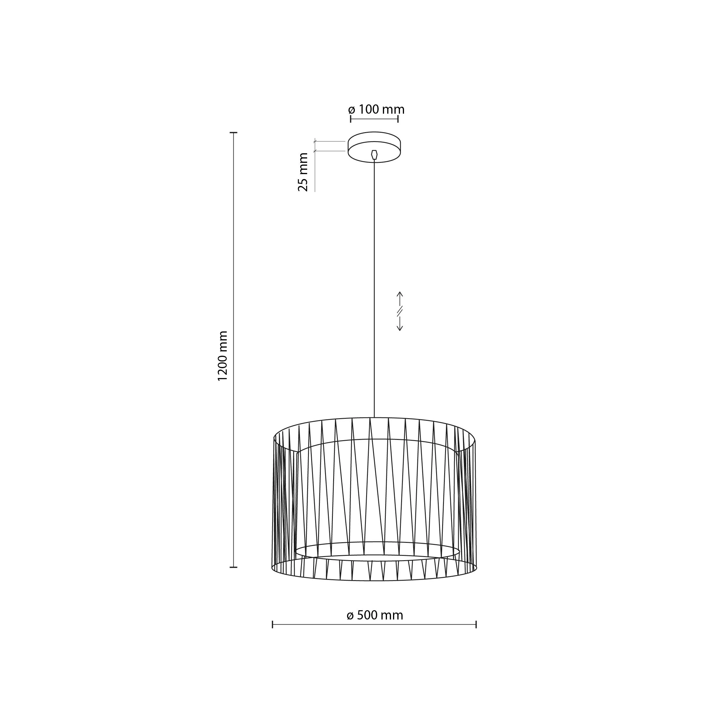 HARMONY NATURE LAMPA WISZĄCA 3