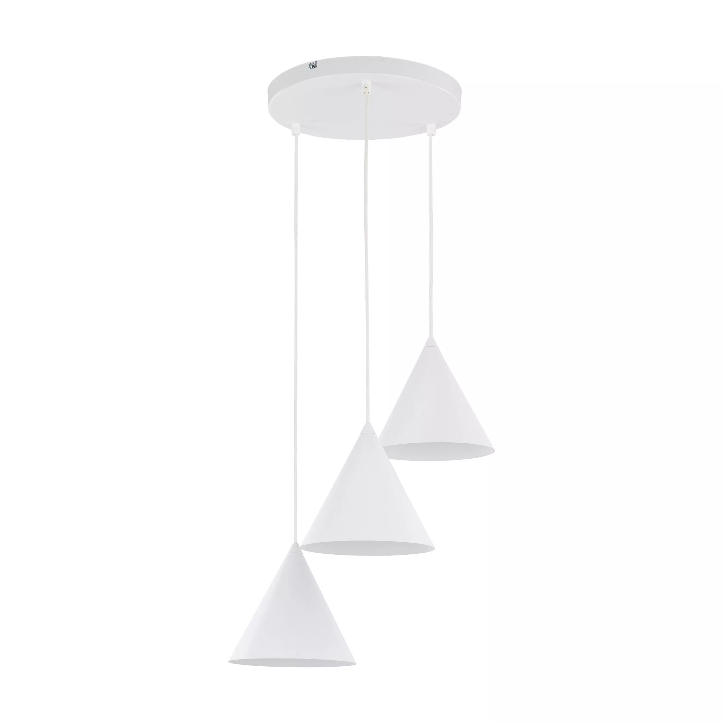 CONO WHITE LAMPA WISZĄCA 3 KOŁO