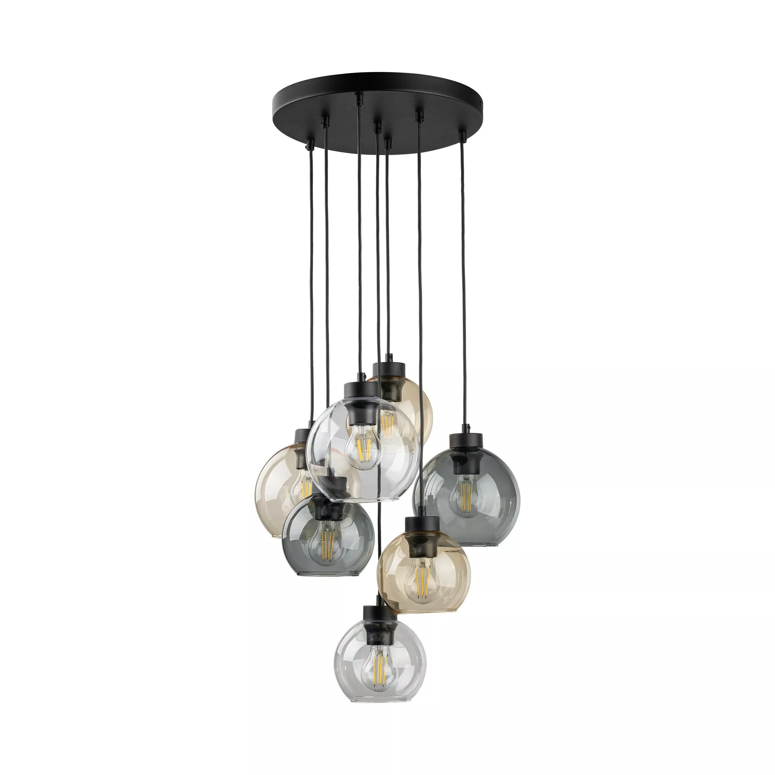 CUBUS MIX LAMPA WISZĄCA 7 KOŁO