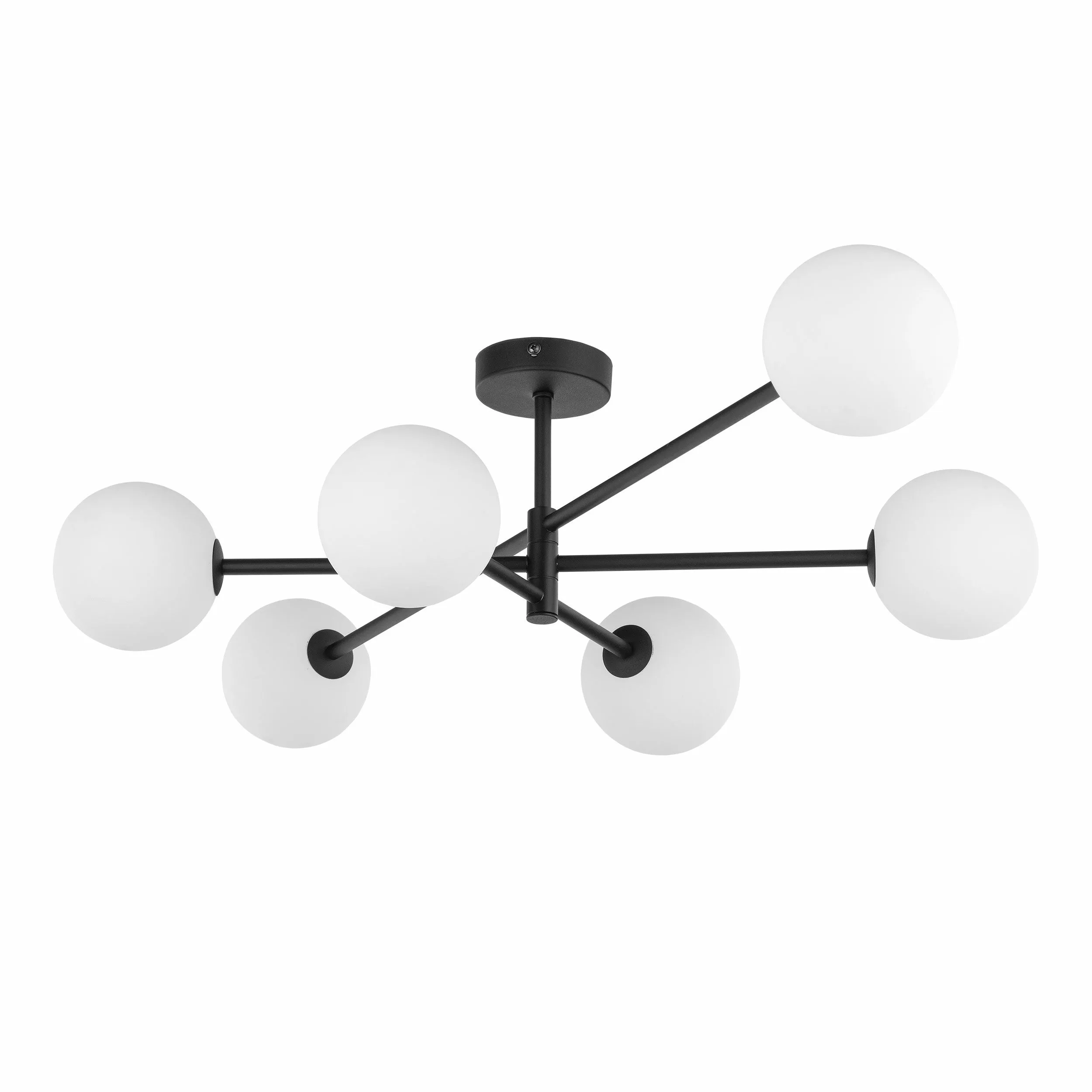 SARIUS BLACK LAMPA SUFITOWA 6 PŁ