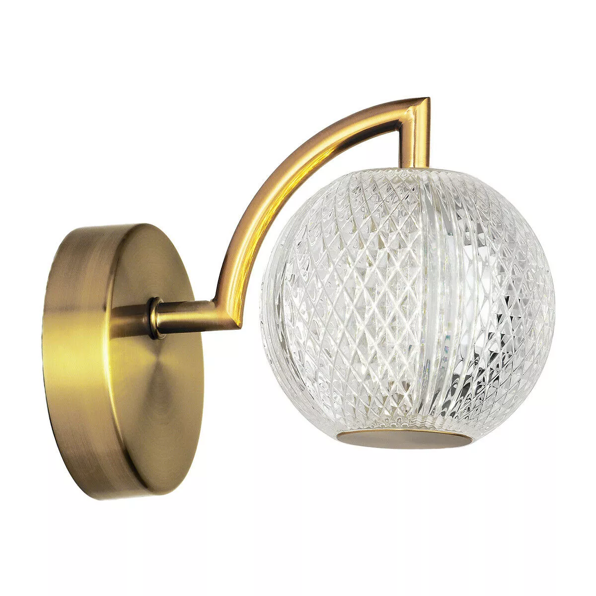 KINKIET DIAMOND 1XLED CCT ZŁOTY LP-2202/1W GD