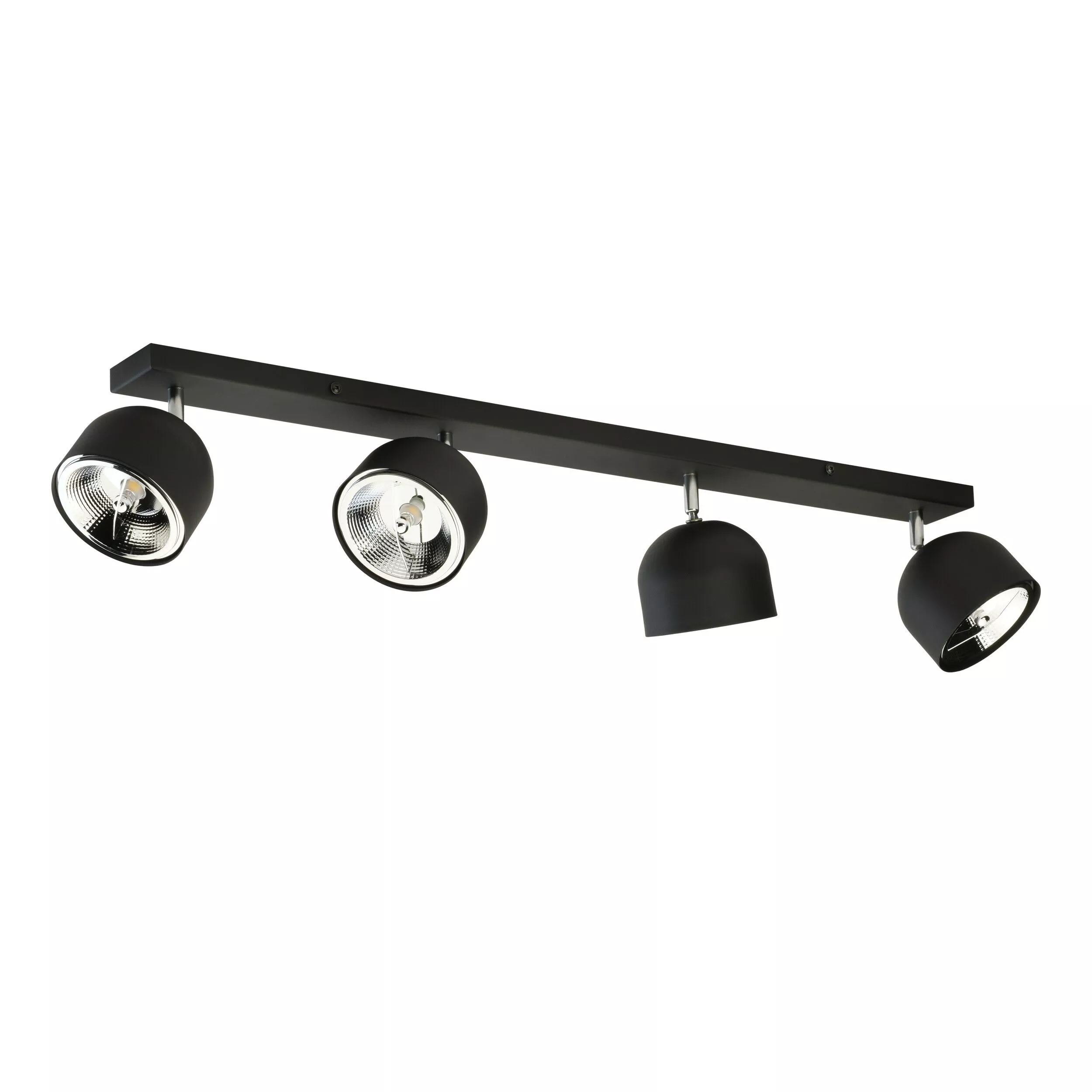 ALTEA BLACK LAMPA SUFITOWA 4 PŁ + ŻARÓWKI