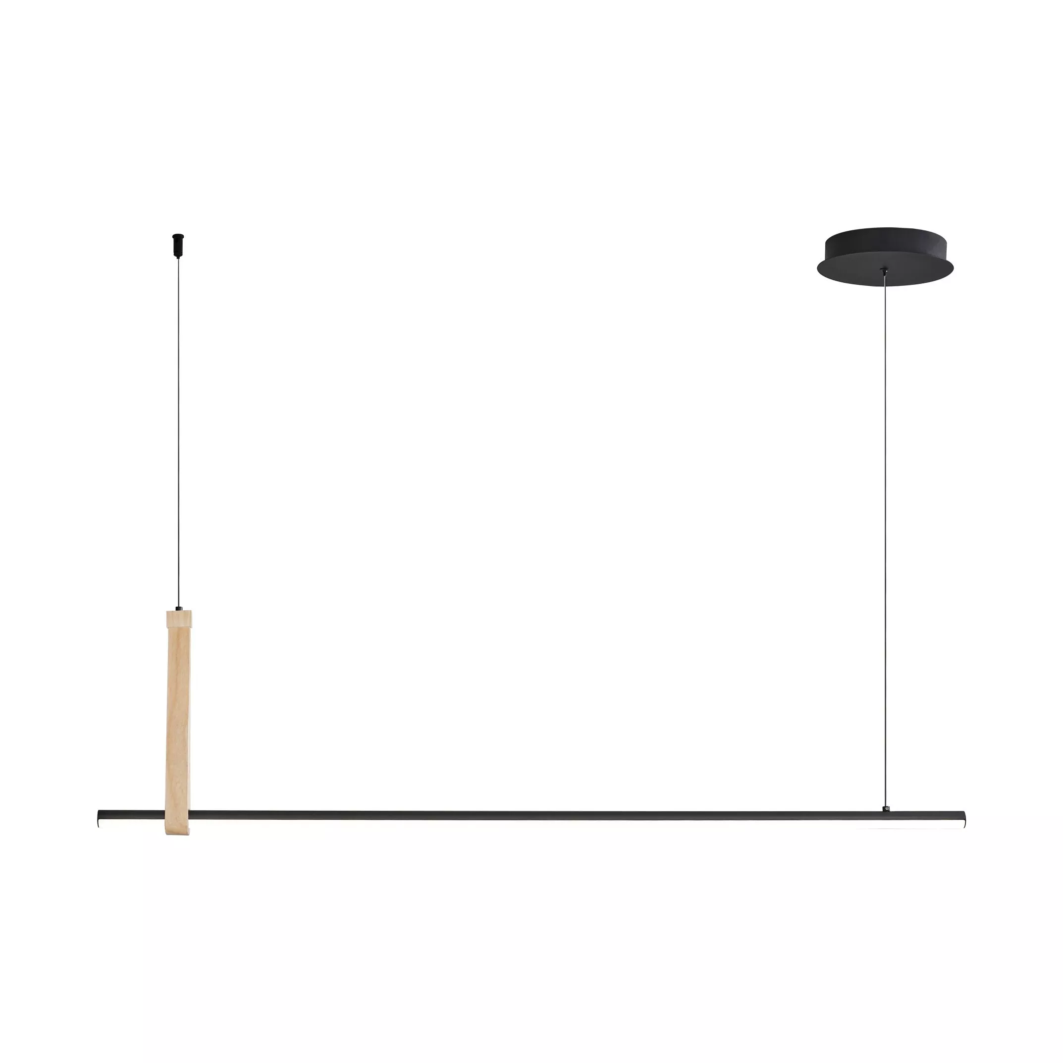 22806M-WOOD CLAUD LAMPA WISZĄCA CZARNA/BLACK