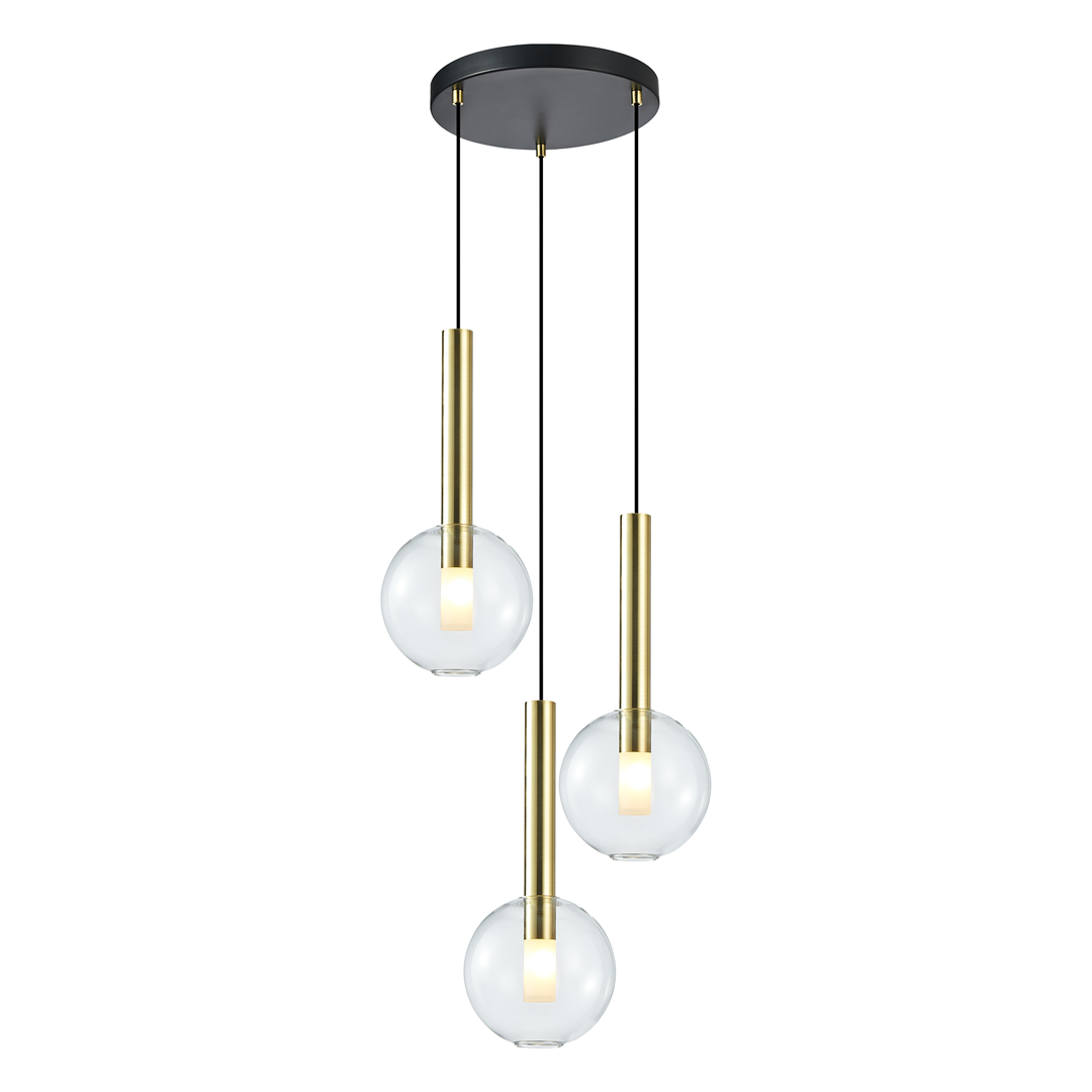 LAMPA WISZĄCA NIKO GOLD 3XG9