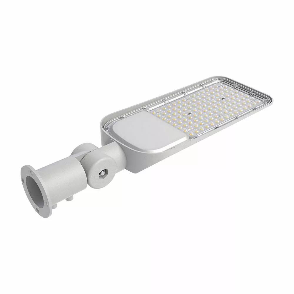 OPR.ULICZNA LED 30W 3000LM 4000K 120LM/W IP65 SAMSUNG CHIP Z REGULOWANYM UCHWYTEM SZARA VT-20422