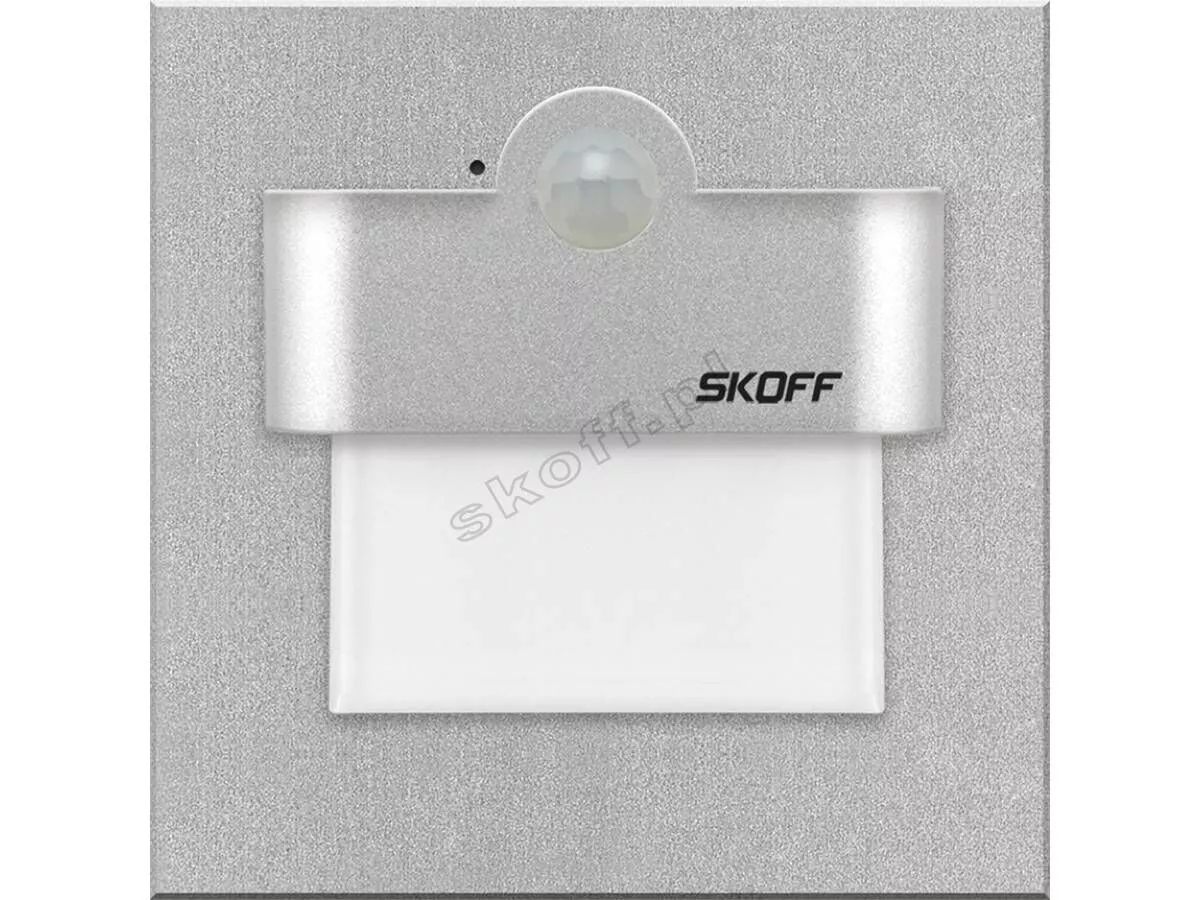 SKOFF TANGO LED PIR 120 MOTION SENSOR LIGHT 10 V DC 1,0W IP20 MODUL LED 6500K ALUMINIUM MJ-TAN-G-W-1-ML-ML-01