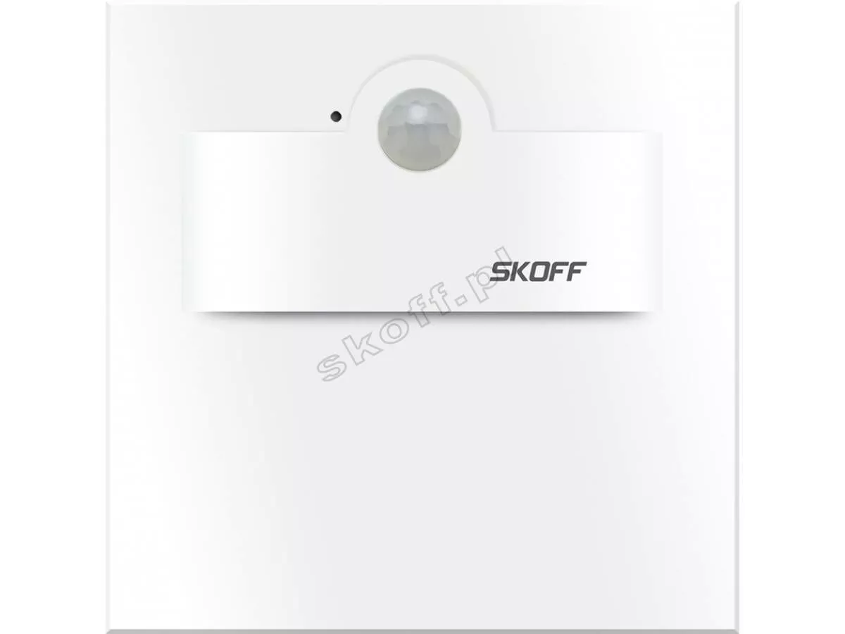 SKOFF TANGO SHORT LED PIR 120 MOTION SENSOR LIGHT 230V AC 2,4W IP20 MODUL LED 6500K BIALY MAT MN-TAN-C-W-1-ML-ML-01