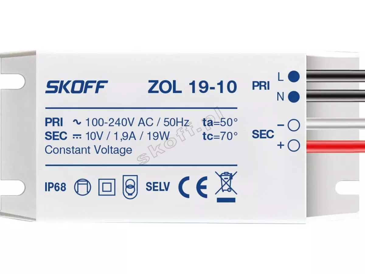 SKOFF-ZASILACZ ZOL-19 LED 19W ZL-019-C-1-1-ML-PL-01