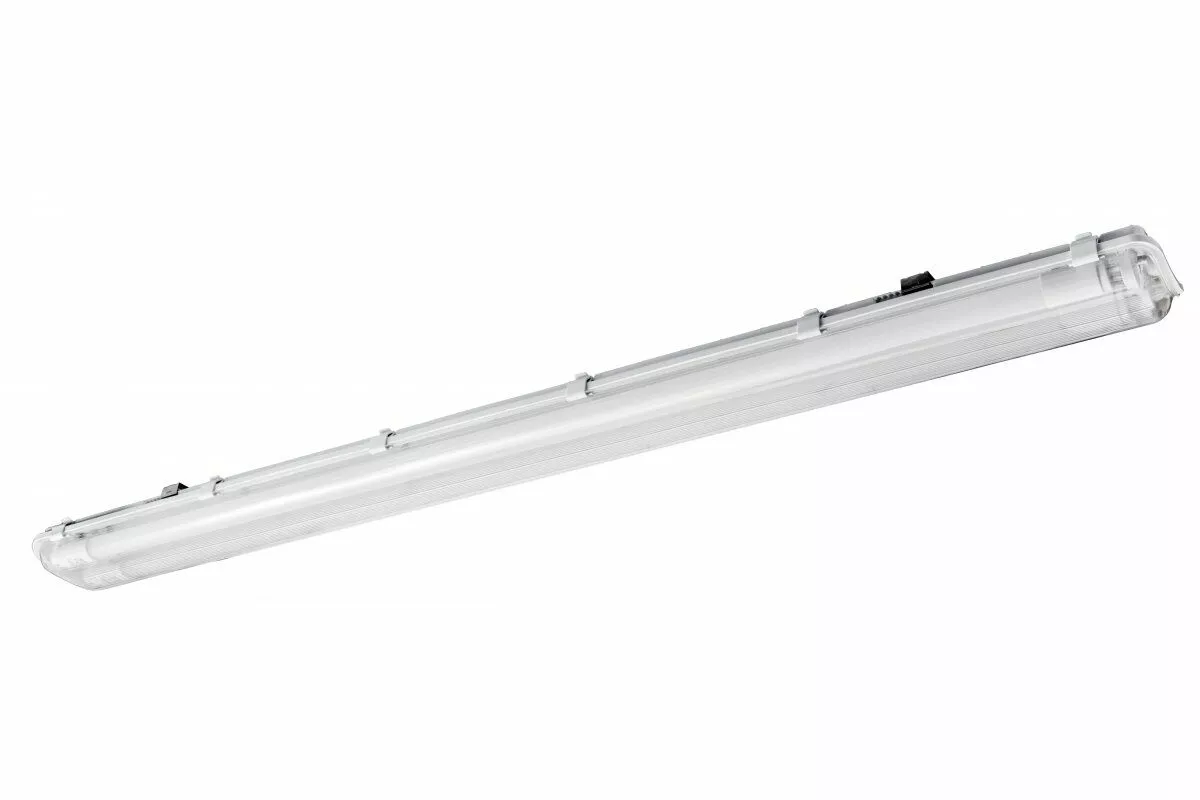 OPRAWA LED HERMETYCZNA G13 2XT8 LED 18W 3600LM AC220-240V 50/60HZ IP65 ABS/PS 120CM SZARY SWIETLOWKI W KOMPLECIE GT-HR2X18W12-30 GTV