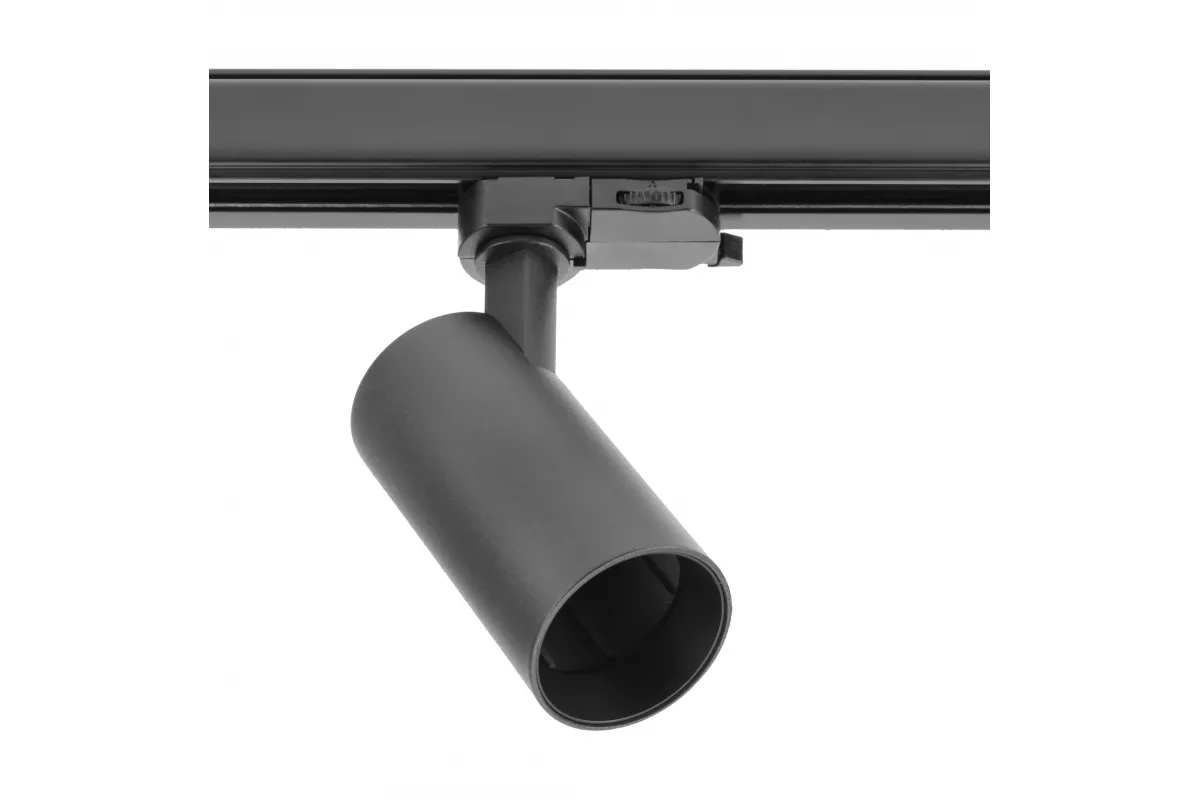 OPRAWA NA SZYNOPRZEWOD LIMA,GU10,MAX.20W,AC220-240V,50/60 HZ,IP20,IK08,OKRAGLA,CZARNY XLD-LMAGU10OC-NB