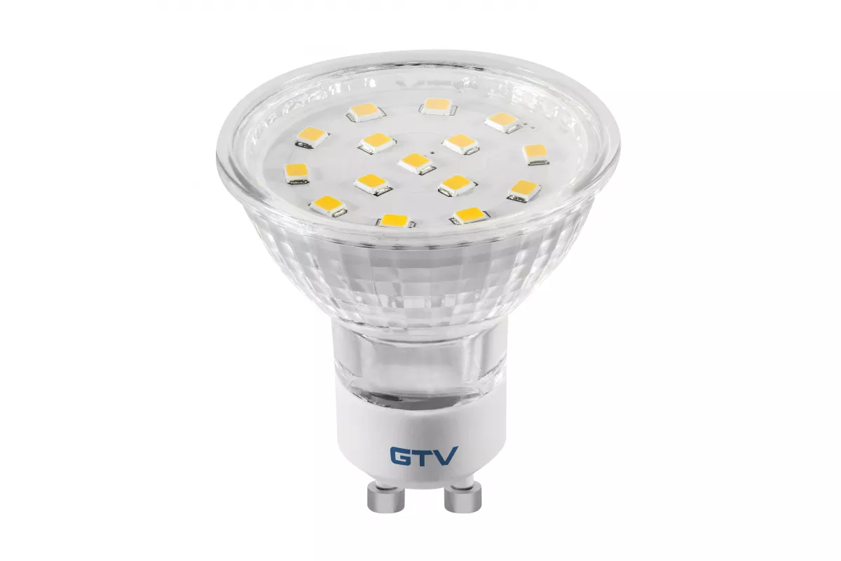 LED.GU10 4W 320 LM B.CIEPLY BIALY 3000K SPOT 120* LD-SZ1510-30 GTV