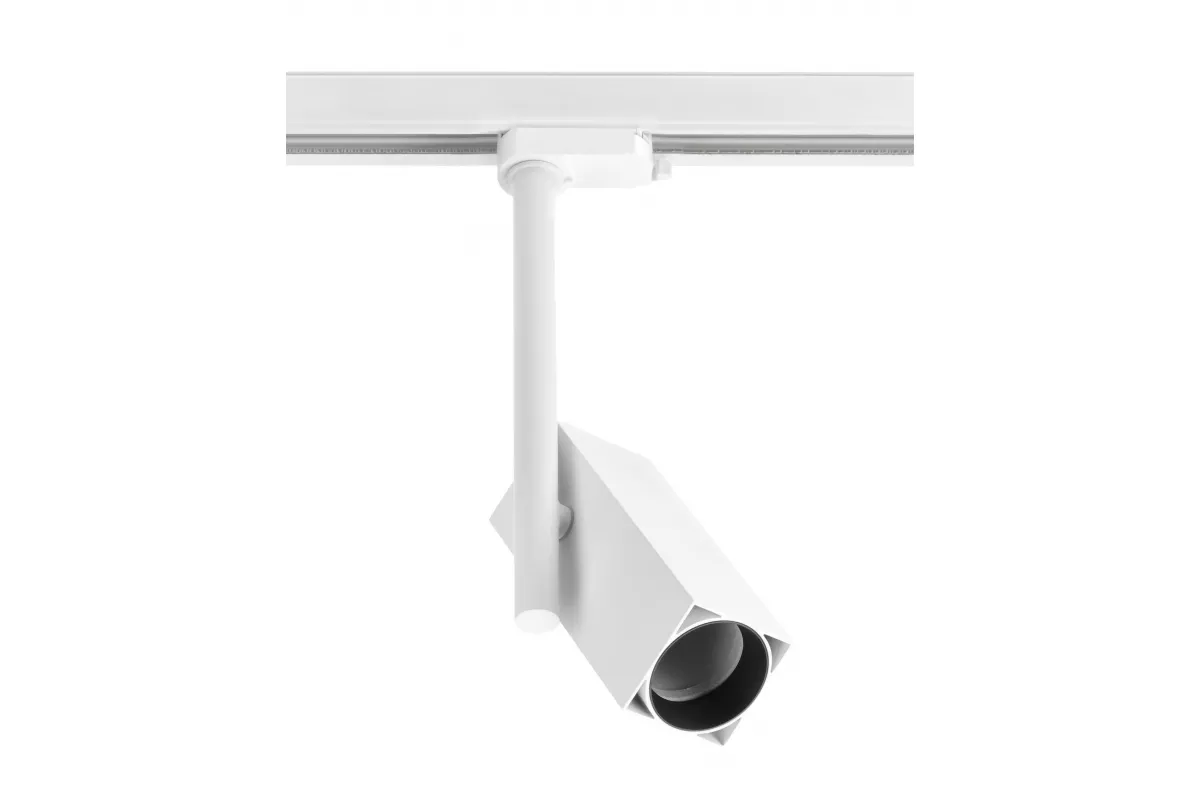 GTV OPRAWA NA SZYNOPRZEWOD 1-FAZOWY GROSSO GU10 MAX.20W AC220-240V 50/60HZ IP20 KWADRAT BIALY XLT-GRSGU10KB-NB