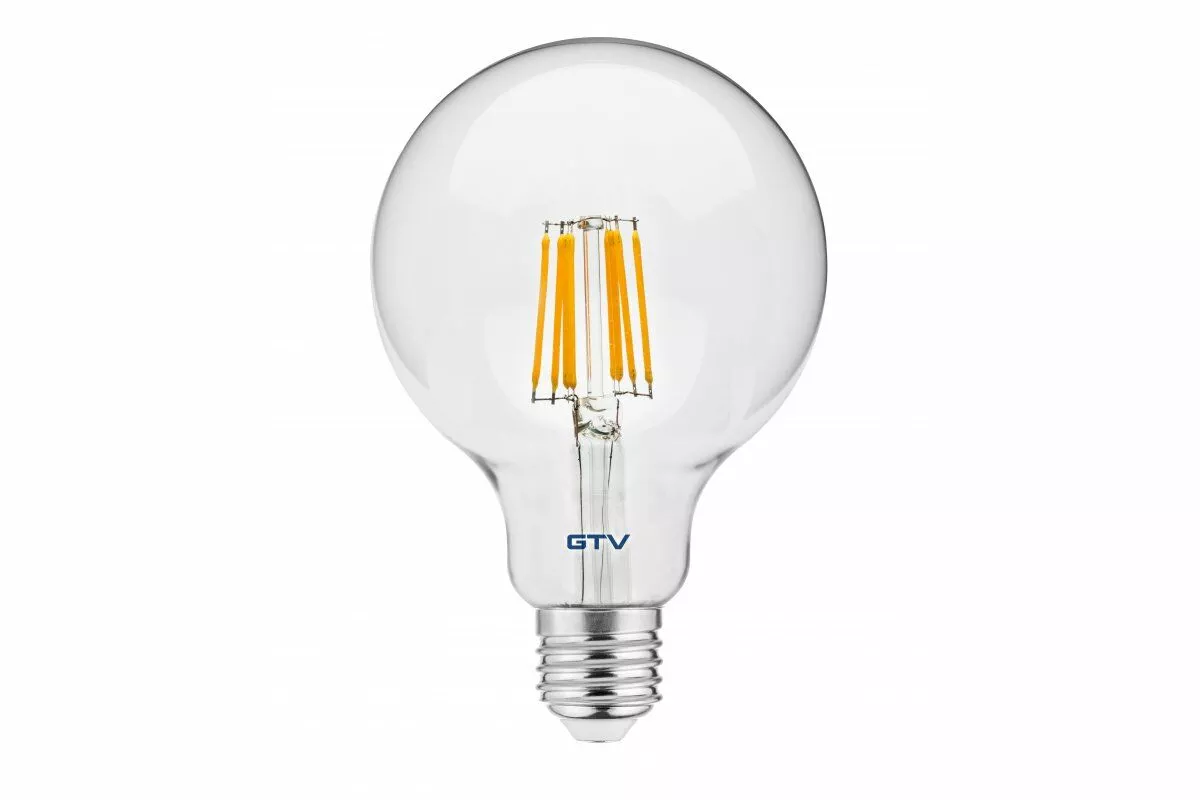 LED.E27 8,0W FILAMENT A-G G95 3000K AC220-240V 360A ST. 880LM 70MA LD-G95FLE8-30 GTV