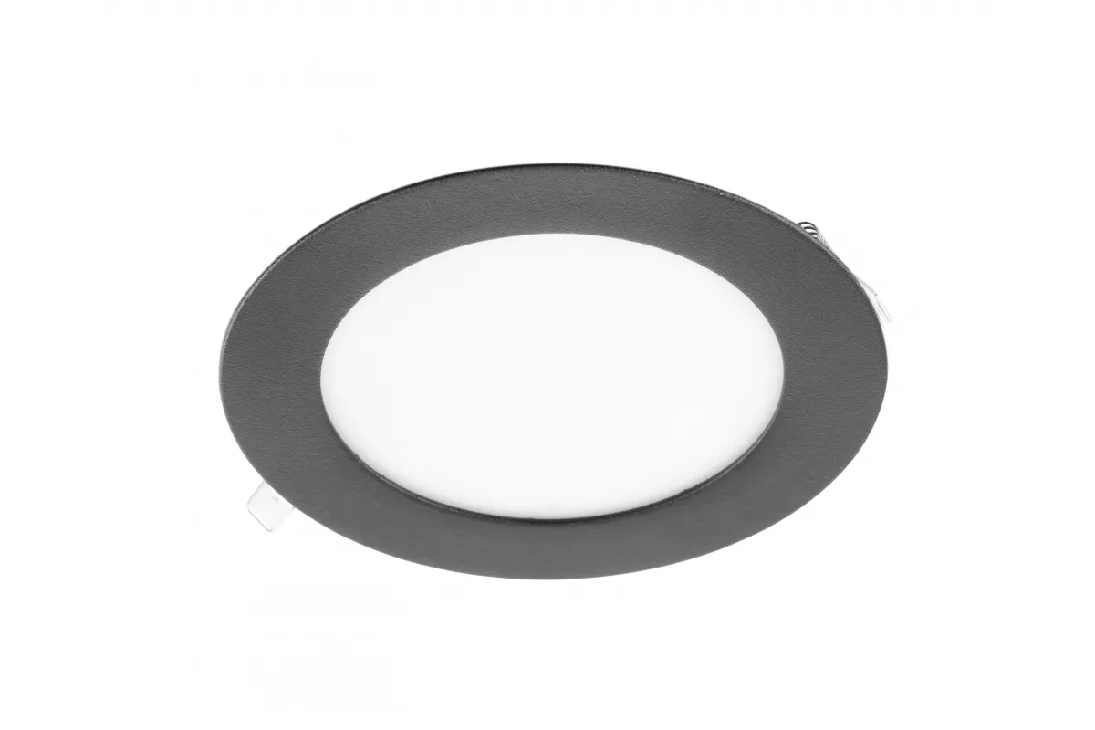 GTV OPRAWA LED ORIS PLUS DOWNLIGHT 7W 560LM 4000K IP20 CZARNA WPUSZCZANA LD-ORW07W-NBP-10 GTV