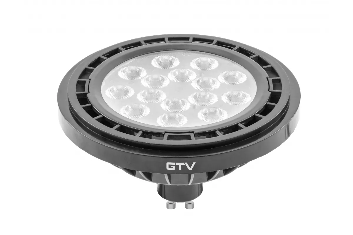 LED.GU10 230V/12,5W 1250LM ES111 4000K 109MA 40ST. CZARNY LD-ES111NW13W40-10 GTV