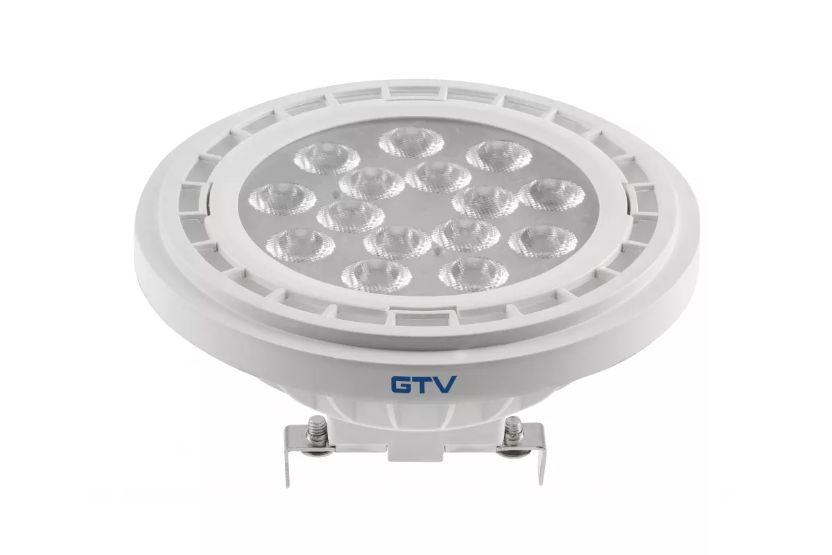 LED.AR111 12,5W G53 A-G 3000K 1100LM DC12V 40ST. BIALY LD-AR111WW13W40-00 GTV