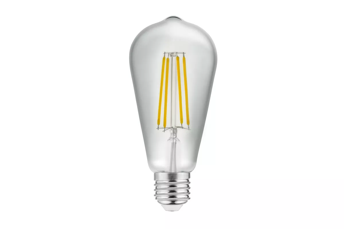 LED.E27 6W 600LM 3000K FILAMENT ST64 52MA LD-ST64FLE6-30 GTV