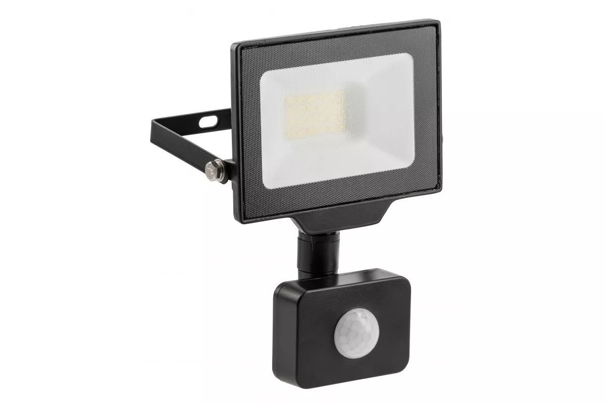 LED NASWIETLACZ G-TECH 20W 2000LM Z CZUJN.RUCHU AC220-240V 50/60HZ PF>0,9 RA>80 IP65 120ST. 4000K CZARNY GT-GCR20W-40 GTV