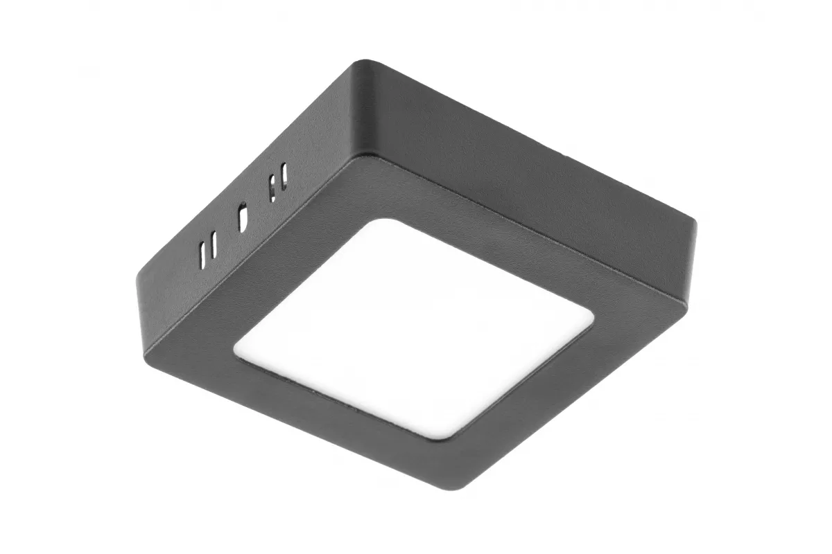 GTV OPRAWA LED MATIS PLUS DOWNLIGHT 7W CZARNA 4000K 560LM AC220-240V NATYNKOWA IP20 120ST. LD-MAN07W-NBP-10