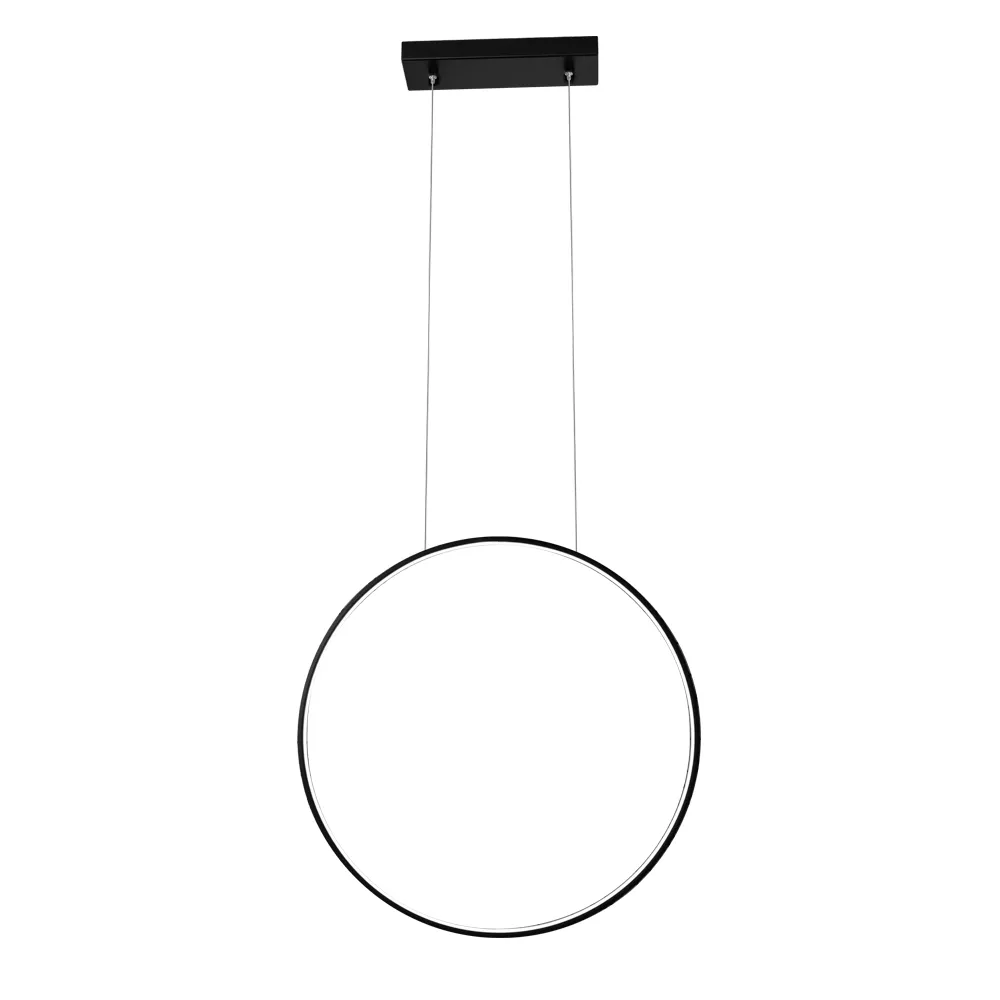 LAMPA WISZĄCA AGARO 57 - CZARNA (570 MM) 3000K 5300 ANTIGO