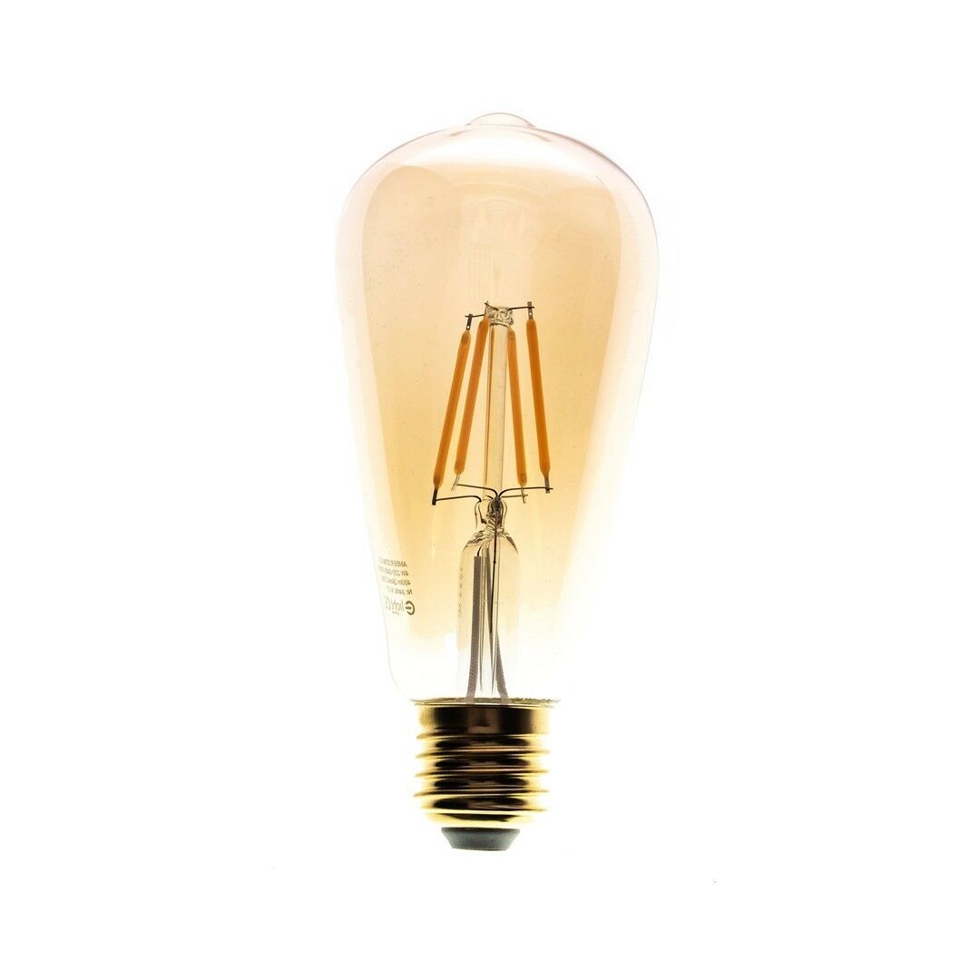 LED.E27 6W ST64 2700K AMBER FILAMENTOWA EKZF8017