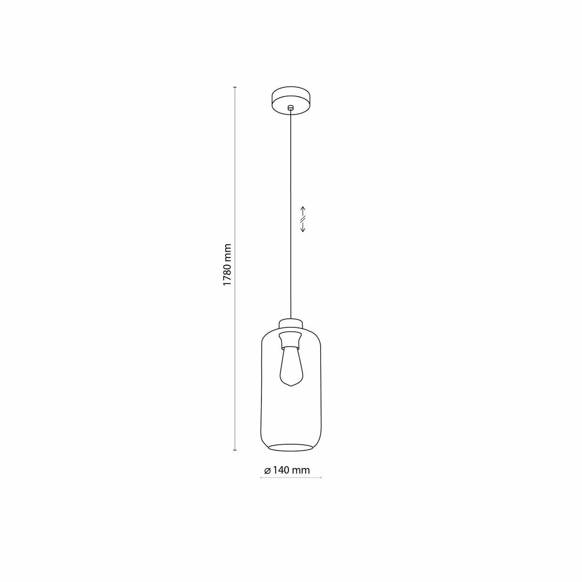MARCO BROWN LAMPA WISZĄCA 1