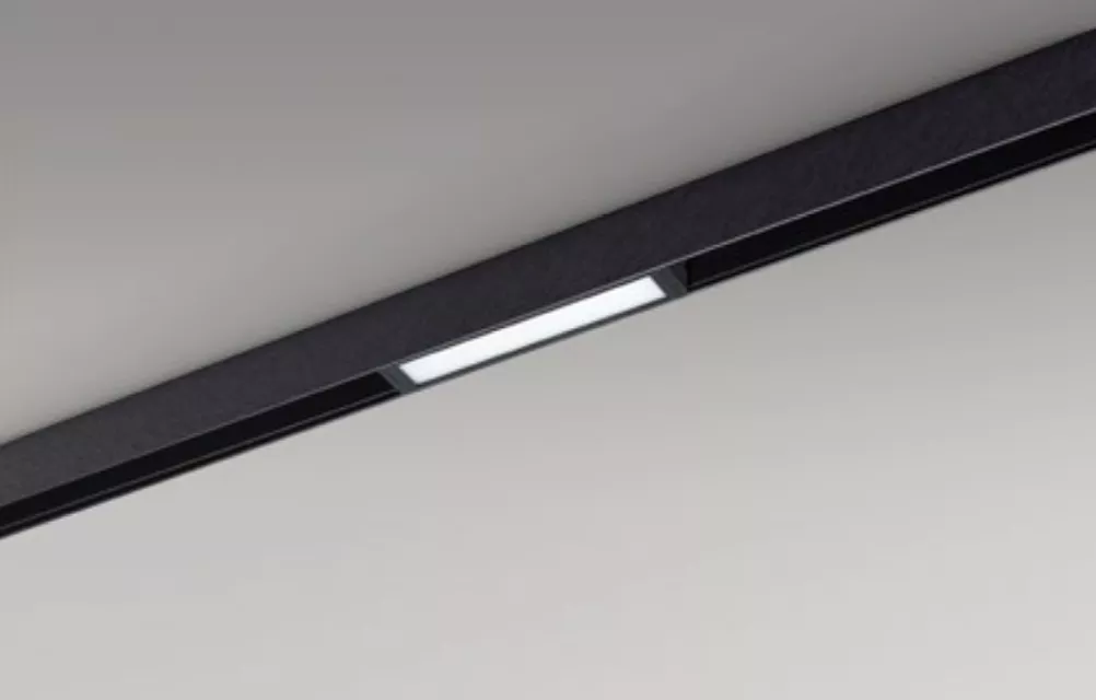 Oprawa do szynoprzewodu magnetycznego Alfa Saga II z Bluetooth Czarna AZ5505 Azzardo