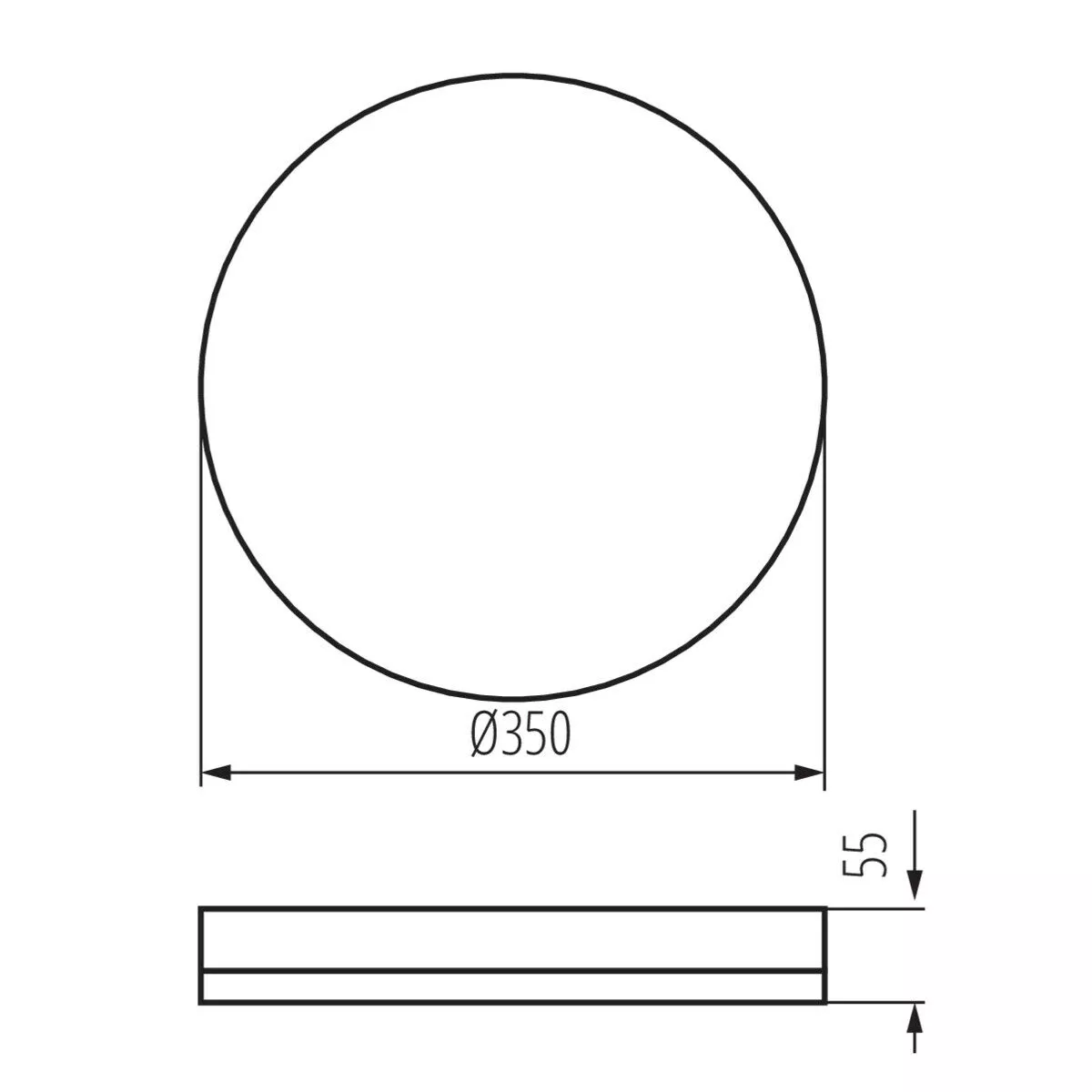 Plafoniera LED Iper 37301