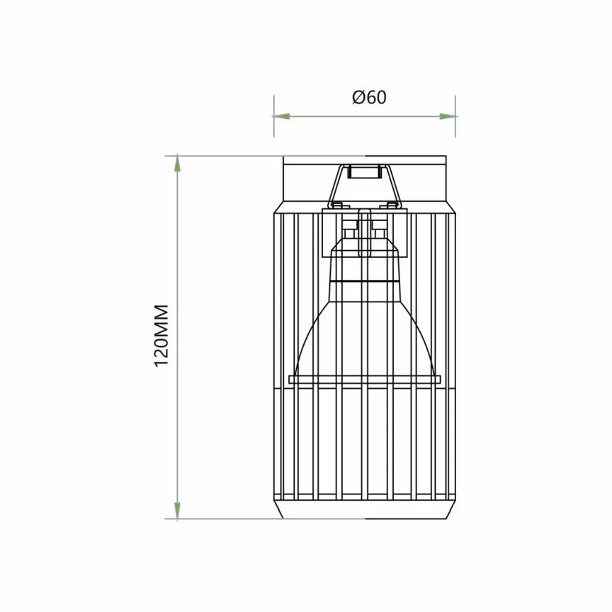 lampa natynkowa tuba ML0292 VERTICAL