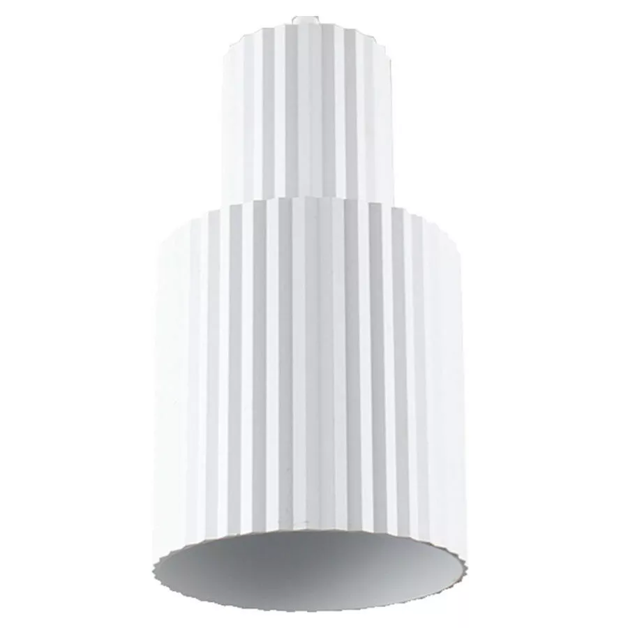 LAMPA WISZĄCA TOKIO TUBA DUŻA 1XE27 BIAŁA LP-787/1P L WH