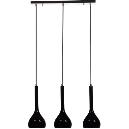 Lampa sufitowa BART 3 – Czarna, E27, 3x60W AN0800/30/03/P
