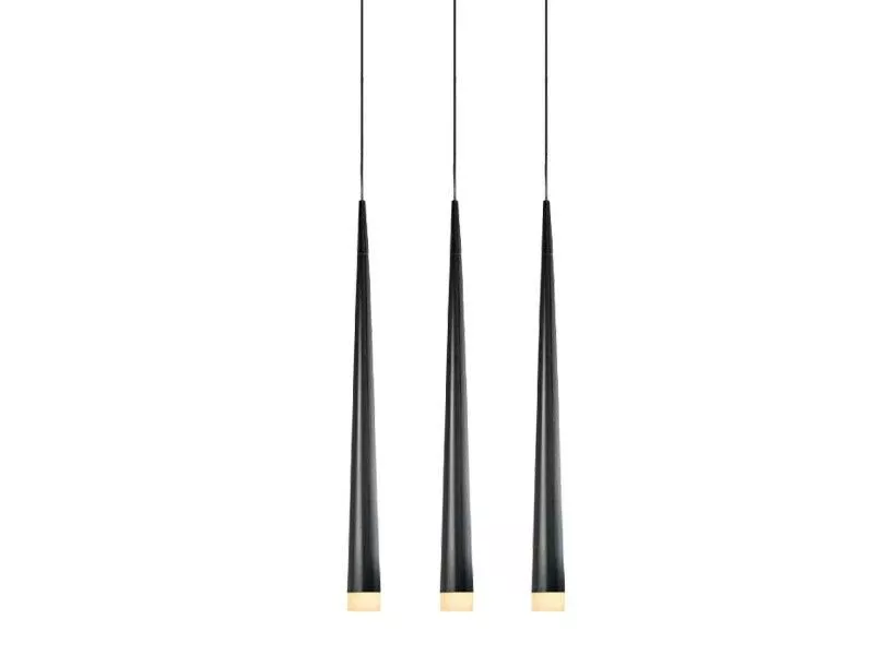 Lampa Wisząca Stylo 3 Czarna AZ0118
