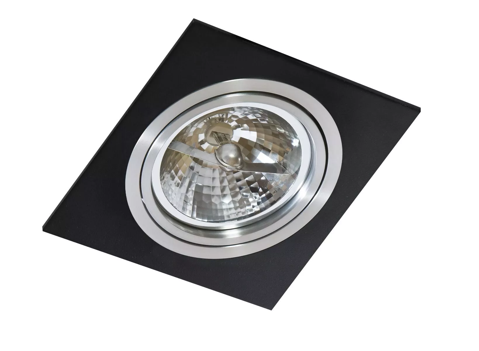 Oprawa wpuszczana Siro 1 Czarna/aluminium AZ0769 Azzardo