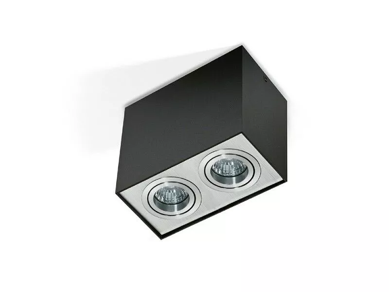 Oprawa natynkowa ELOY 2 czarna/aluminium AZ1355
