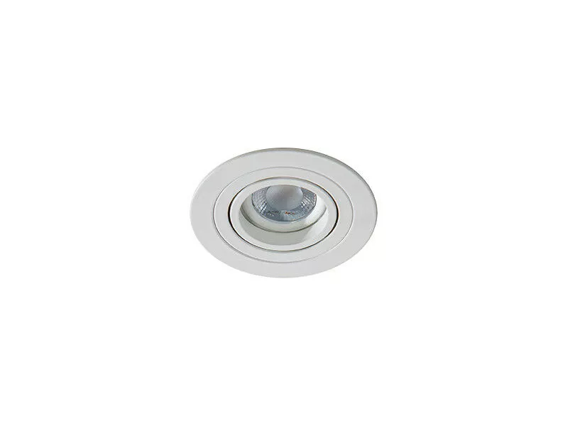 Lampa wpuszczana Caro Okrągła Biała AZ2430 Azzardo