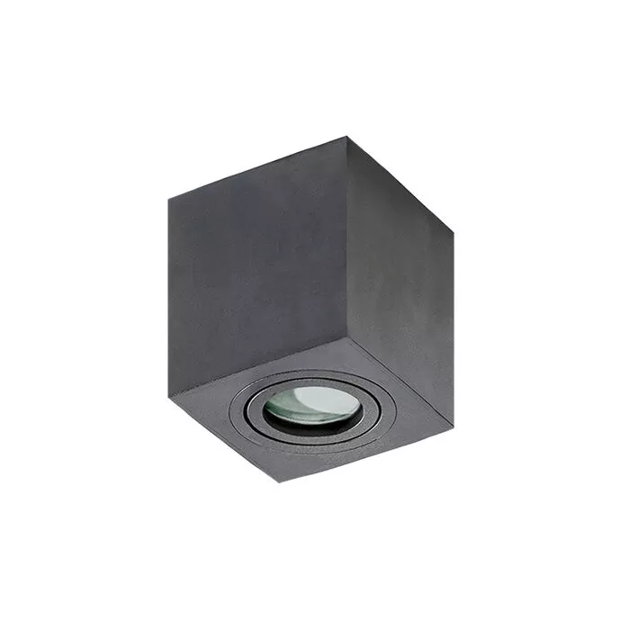 Oprawa natynkowa BRANT Kwadratowa IP44 Czarna AZ2878