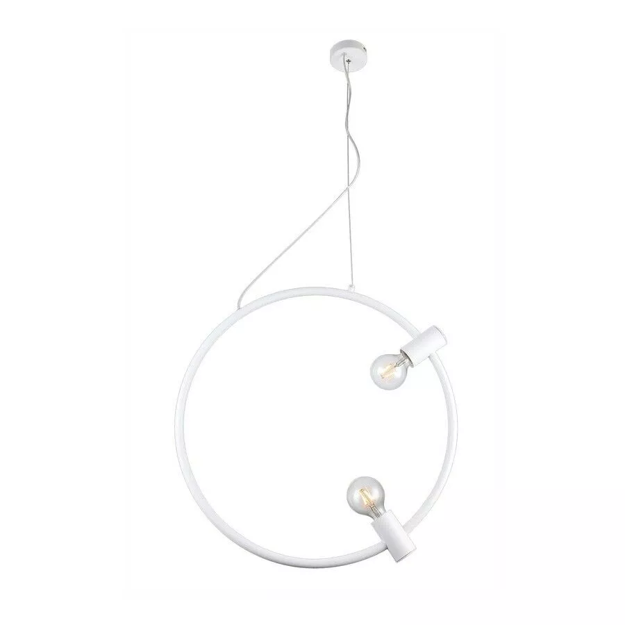 Lampa wisząca Orsola 2xE27 Biała AZ3354 Azzardo