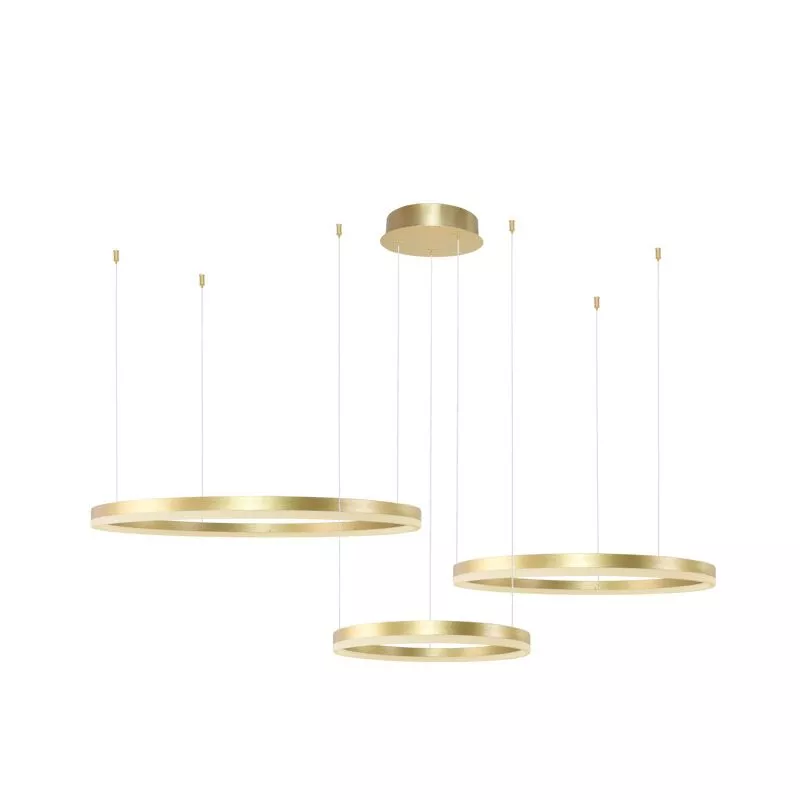 Lampa wisząca Halo Pendant 100+80+60 CCT Złota AZ4976 Azzardo