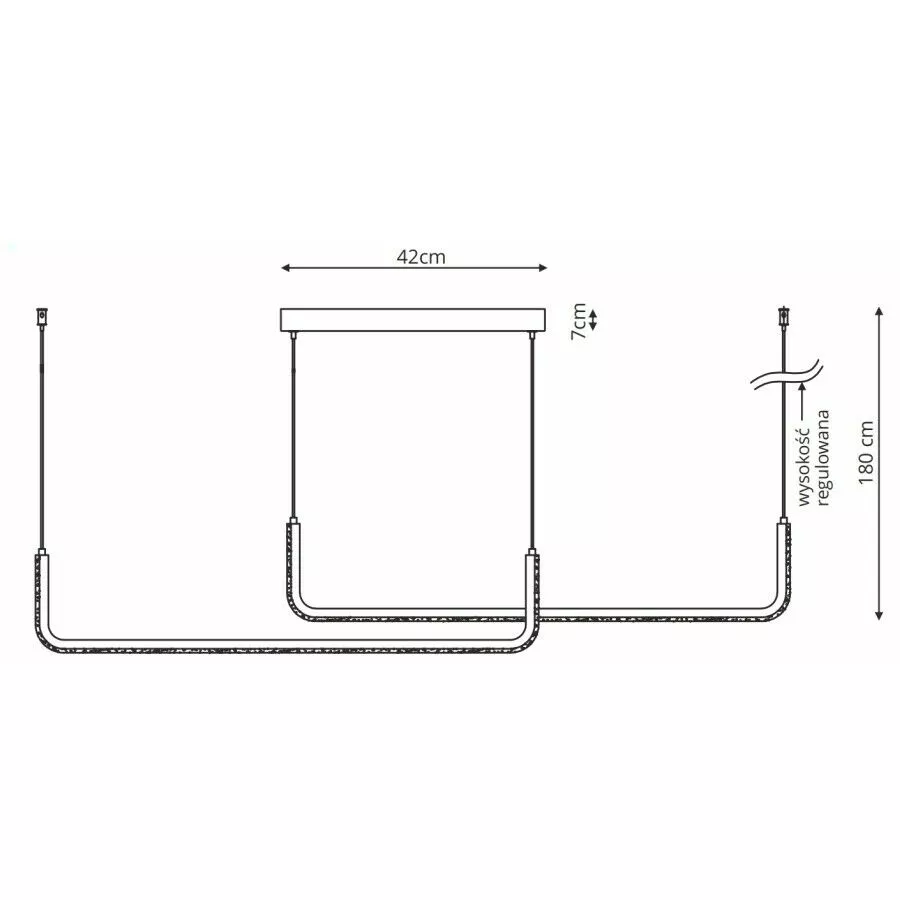 Lampa wisząca Malawi Basic czarna LED CCT Lampa wisząca Malawi Basic czarna LED CCT