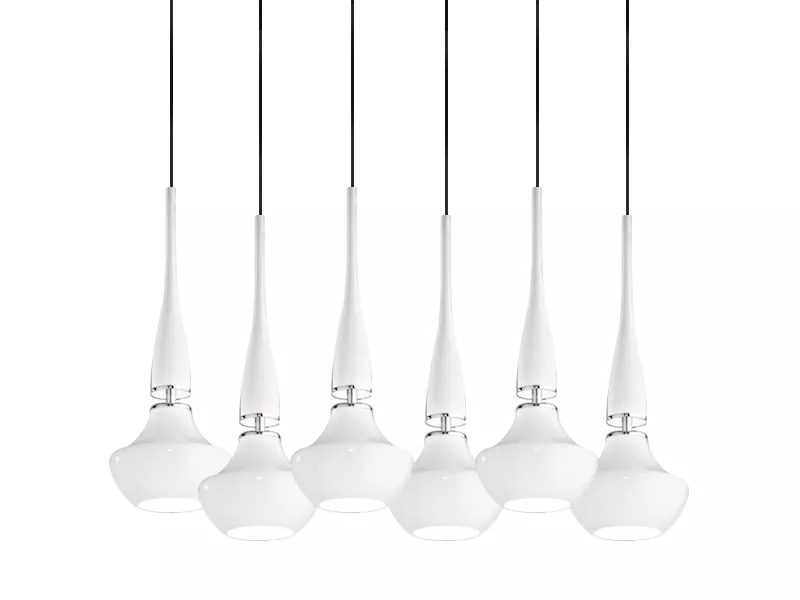 Lampa wisząca Tasos 6 Czarna AZ0262 Azzardo