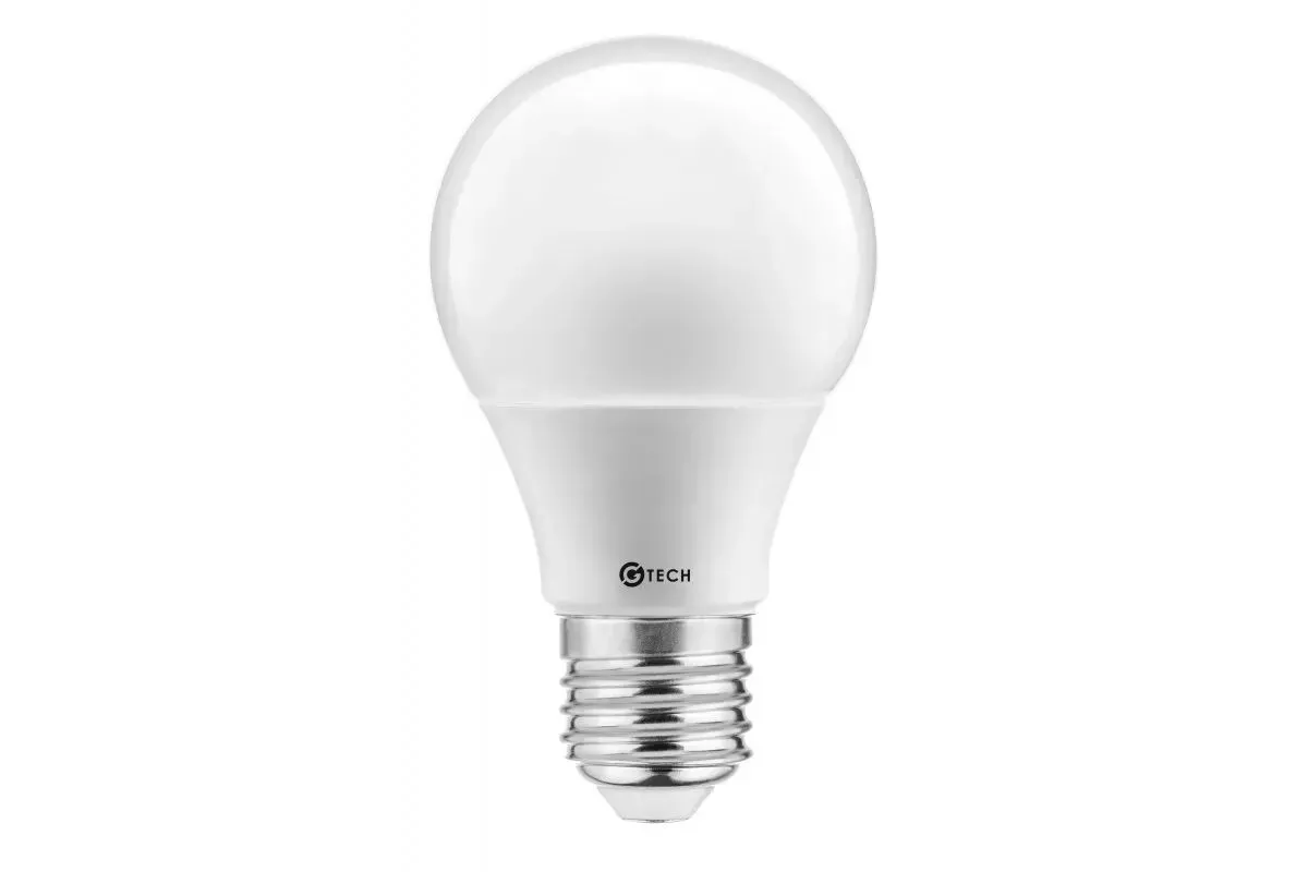 Żarówka LED E27 230V/9,5W G-TECH A60  PAKIET 10+1 SMD 2835 4000K 900LM 83MA 200ST. 83MA GT-PN2A60-10W GTV