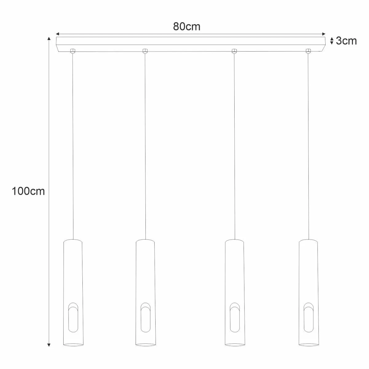 Lampa wisząca K-4867 z serii ENOLA
