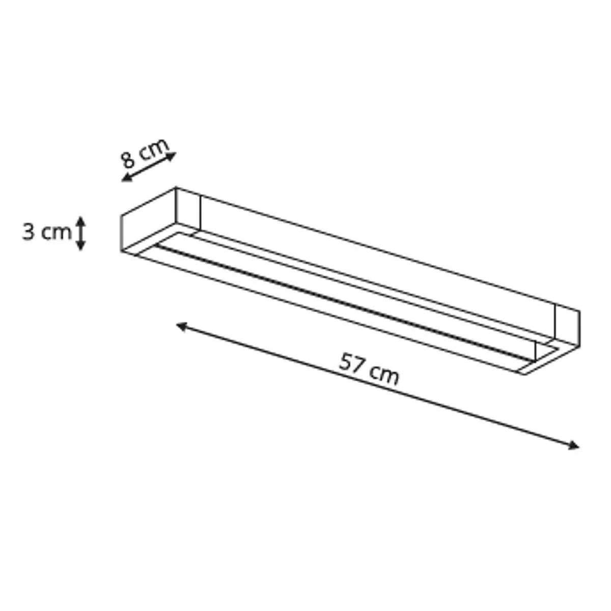 Kinkiet Denver biały IP44 LED 4000K Kinkiet Denver biały IP44 LED 4000K