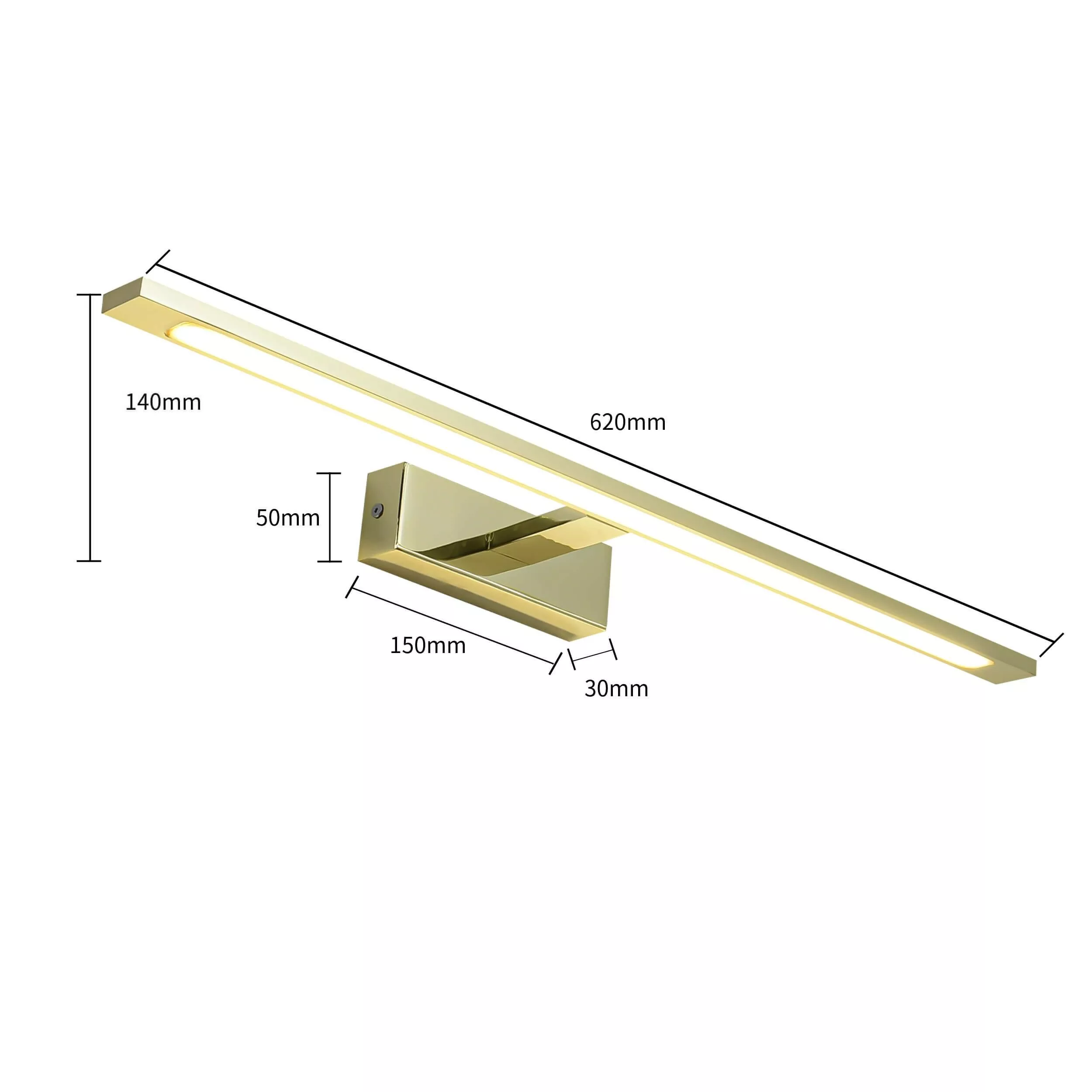 Kinkiet Isla złoty 62cm IP44 LED CCT Kinkiet Isla złoty 62cm IP44 LED CCT